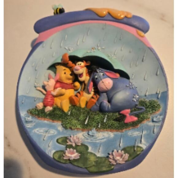 Vintage Winnie the Pooh 3D Wall Decor Plate Authentic Collection - Picture 2 of 3